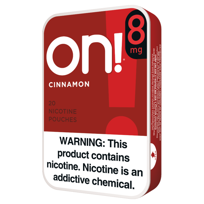 Buy ON! Cinnamon Nicotine Pouches online in Canada